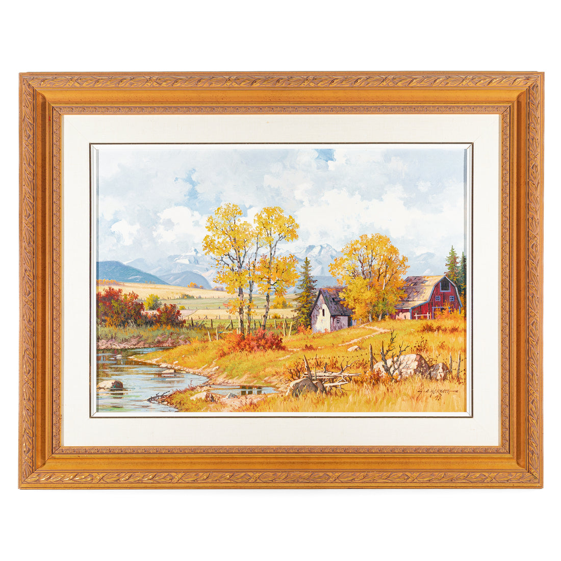 George A. Horvath (Canadian 1933) "October In The Country"