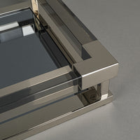 JONATHAN ADLER Jacques Tray - Chrome And Acrylic