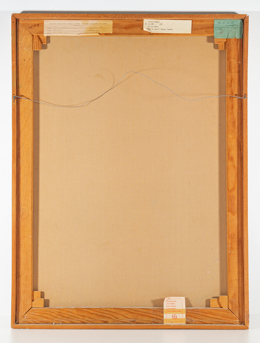 Xavier Esqueda (Mexican 1943) "La Lupa" Oil On Canvas