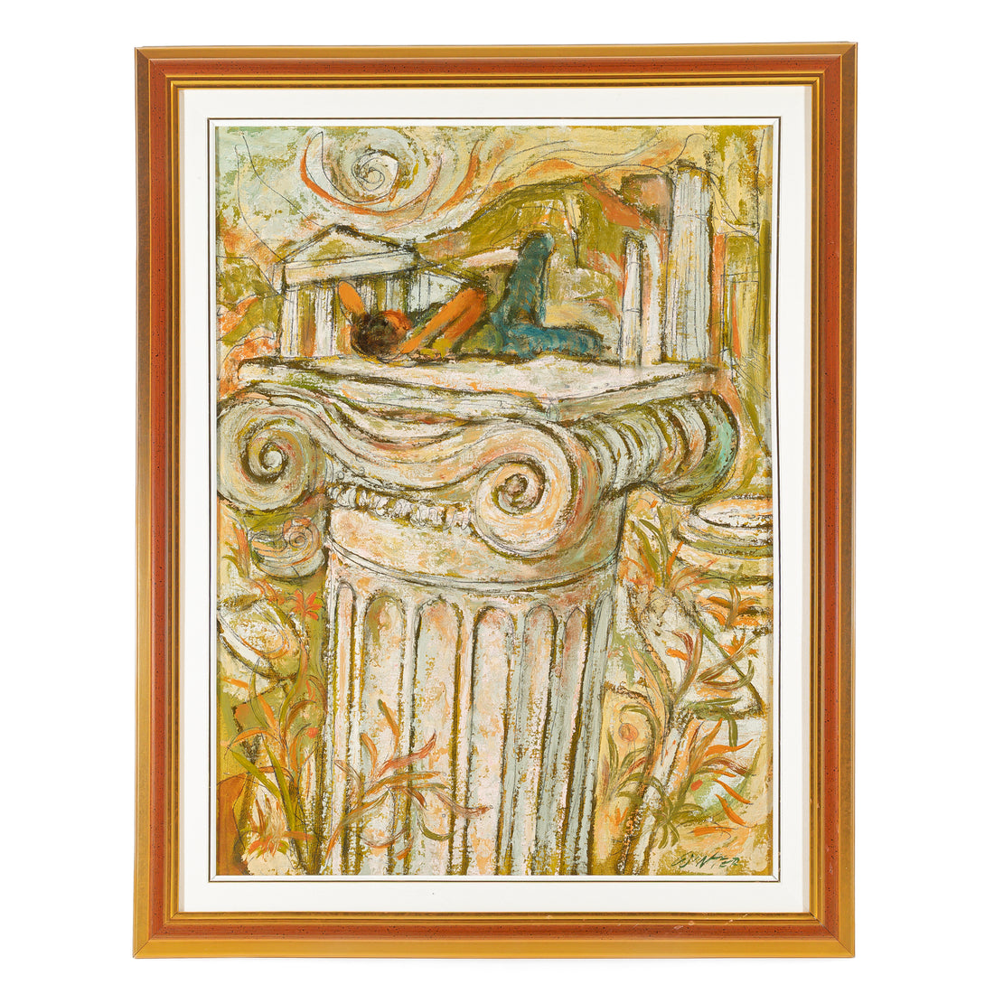 William Winter (Canadian 1909-1996) "The Column - Delphi"