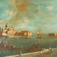 After Francesco Guardi (Italian 1712-1793) Venice - View of Church of San Giorgio Maggiore