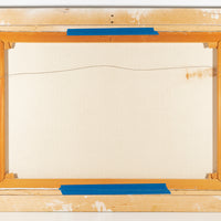 George A. Horvath (Canadian 1933) Riverside Landscape With Birches, Boat, And Buildings