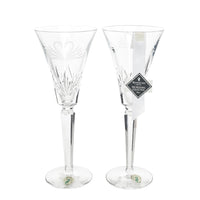 WATERFORD Wedding Toasting Flutes Set Of 2