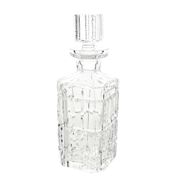 WATERFORD Cut Crystal Square Spirit Decanter & Stopper