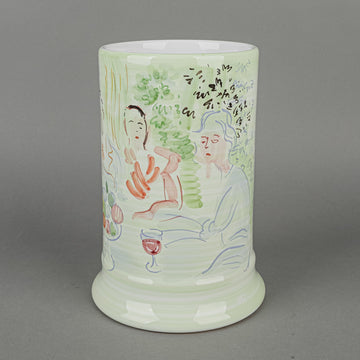 DERUTA Raoul Dufy Ceramic Wine Bottle Cooler