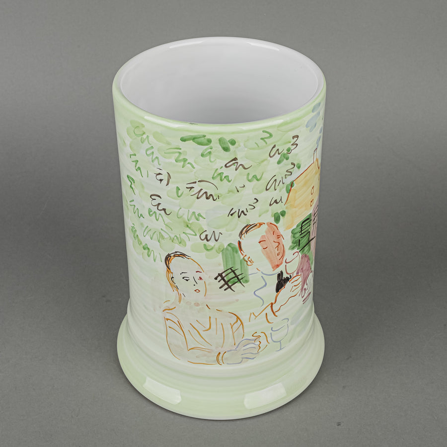 DERUTA Raoul Dufy Ceramic Wine Bottle Cooler