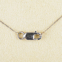 10K White Gold Channel Set Diamond Cross Pendant Necklace