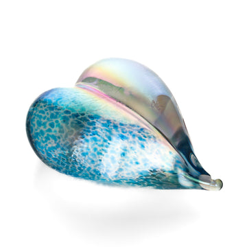 ROBERT HELD Art Glass Heart Paperweight
