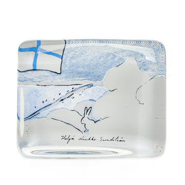 IITTALA Helja Liukko-Sundstrom WINTER Glass Card