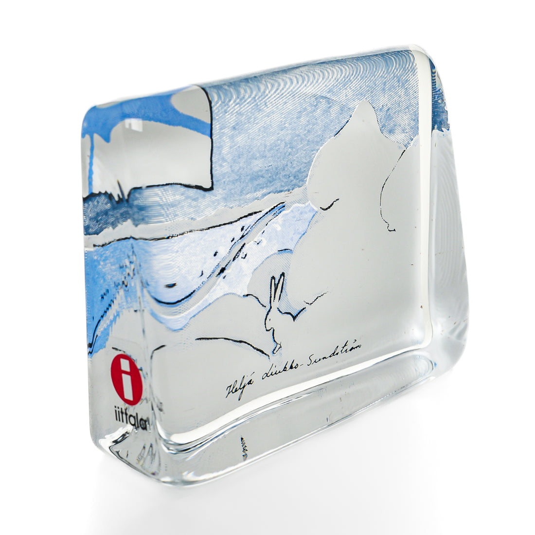 IITTALA Helja Liukko-Sundstrom WINTER Glass Card
