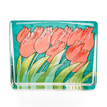 IITTALA Helja Liukko-Sundstrom TULIPS Glass Card