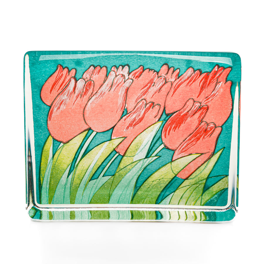 IITTALA Helja Liukko-Sundstrom TULIPS Glass Card