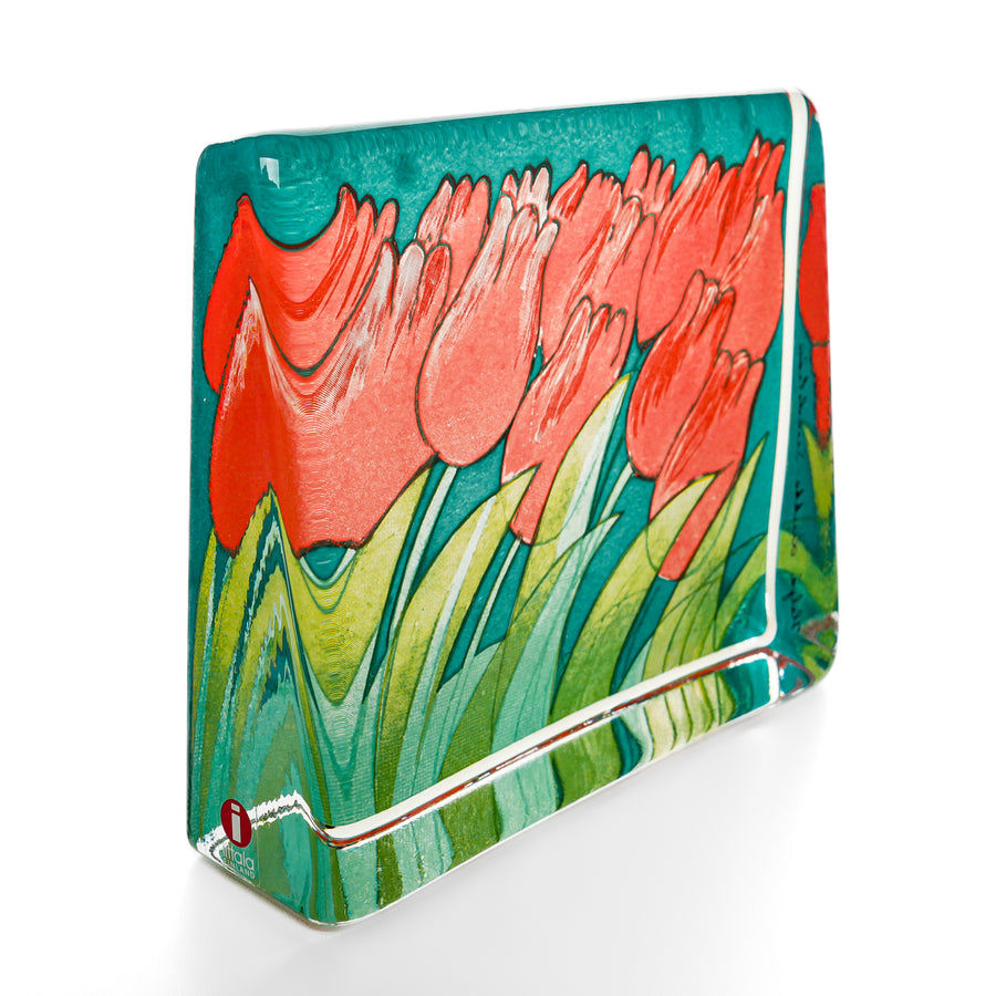 IITTALA Helja Liukko-Sundstrom TULIPS Glass Card