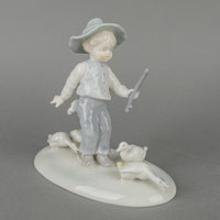 METZLER & ORTLOFF Figurine Boy With Ducks 7210
