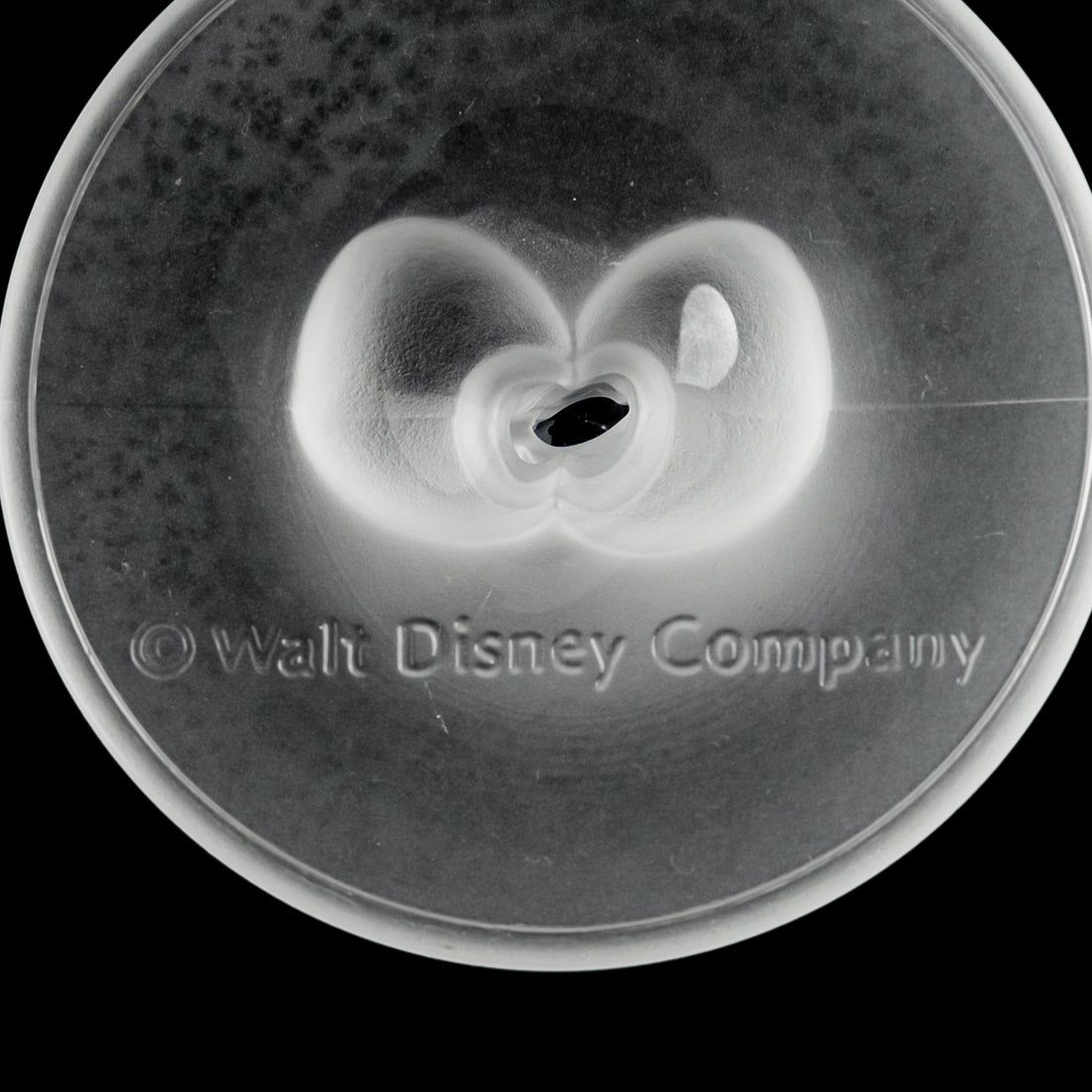 WALT DISNEY CO Mickey & Minnie Frosted Stem Glasses Set of 2