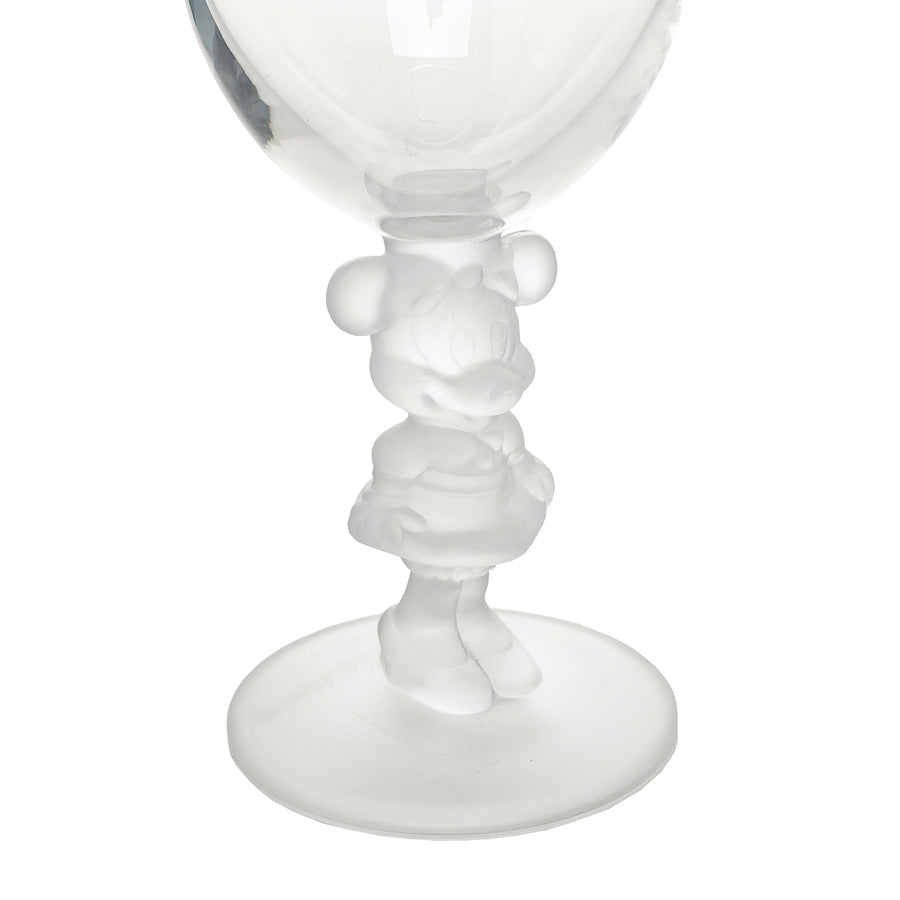 WALT DISNEY CO Mickey & Minnie Frosted Stem Glasses Set of 2