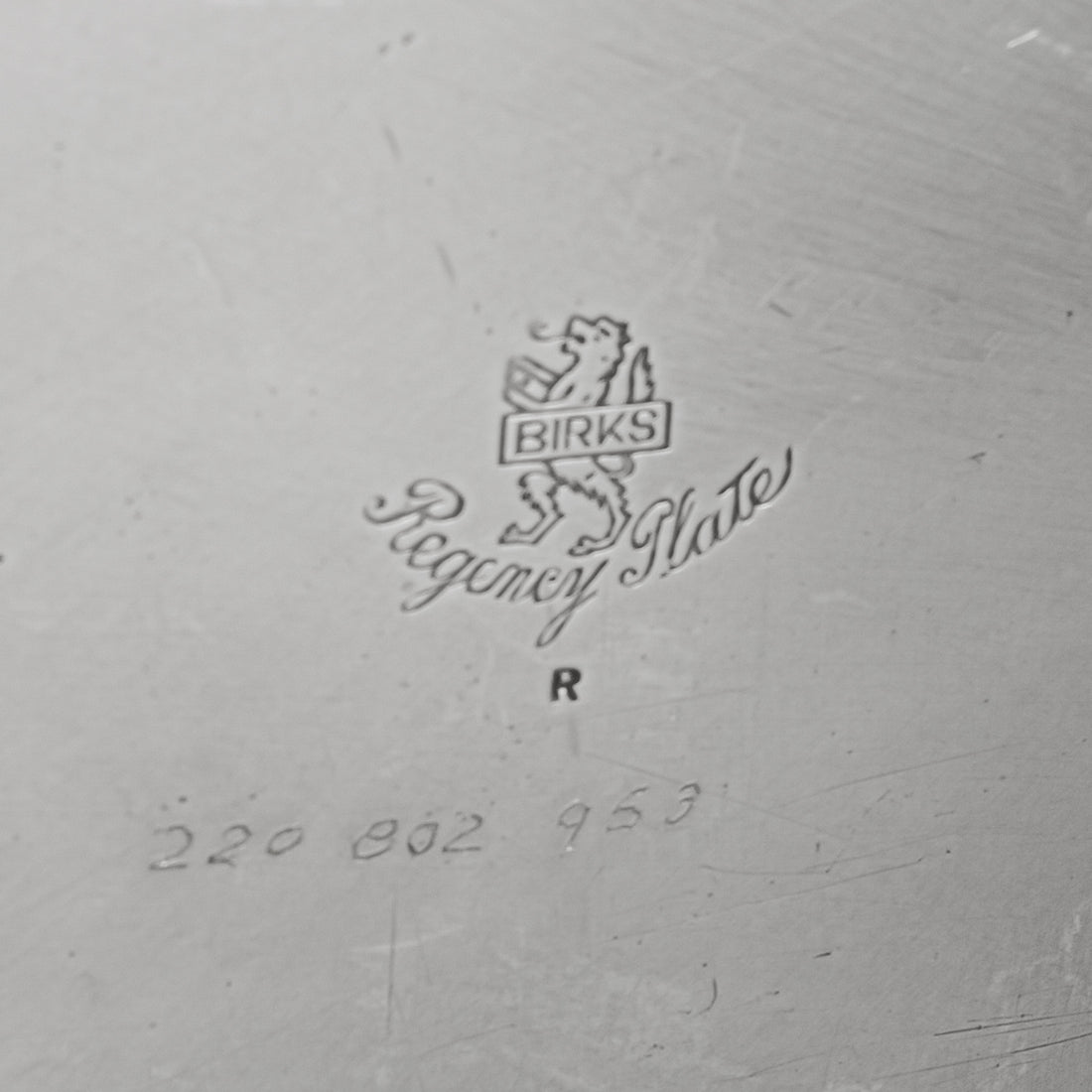 BIRKS Regency Plate Chippendale Silver Plate Tray