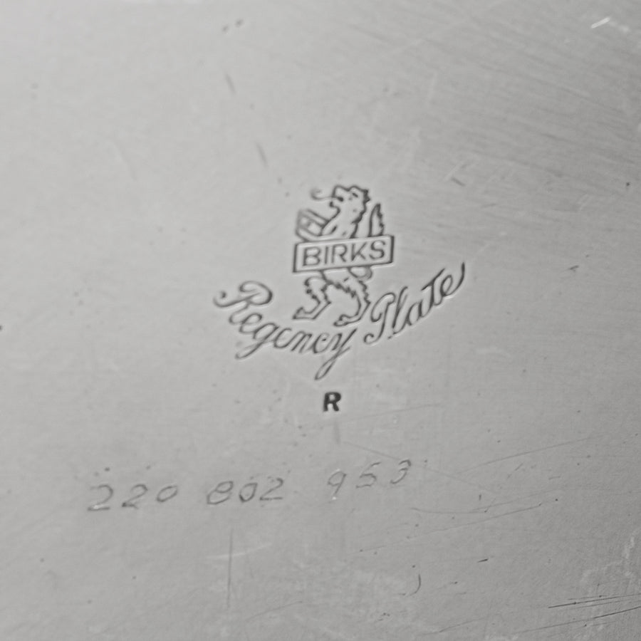 BIRKS Regency Plate Chippendale Silver Plate Tray