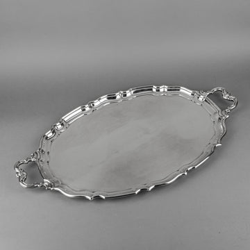 BIRKS Regency Plate Chippendale Silver Plate Tray