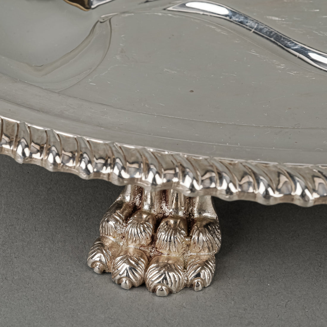GNUN Sheffield Reproduction Silver Plate Footed Well & Tree