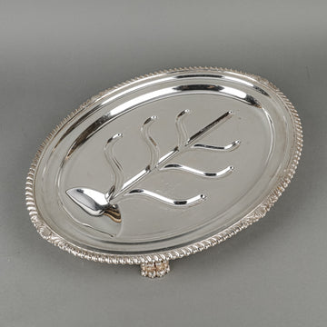 GNUN Sheffield Reproduction Silver Plate Footed Well & Tree