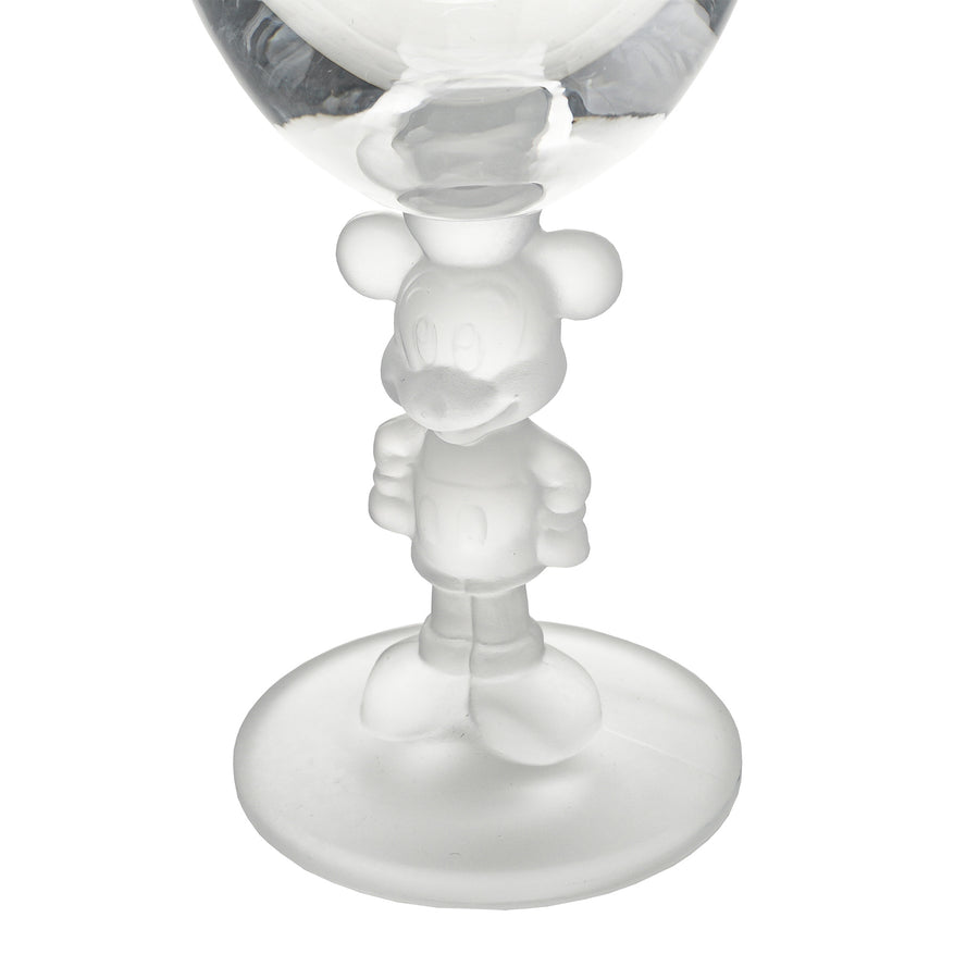 WALT DISNEY CO Mickey & Minnie Frosted Stem Glasses Set of 2