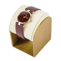 CARTIER Must De Cartier 925 Vermeil Watch - Burgundy