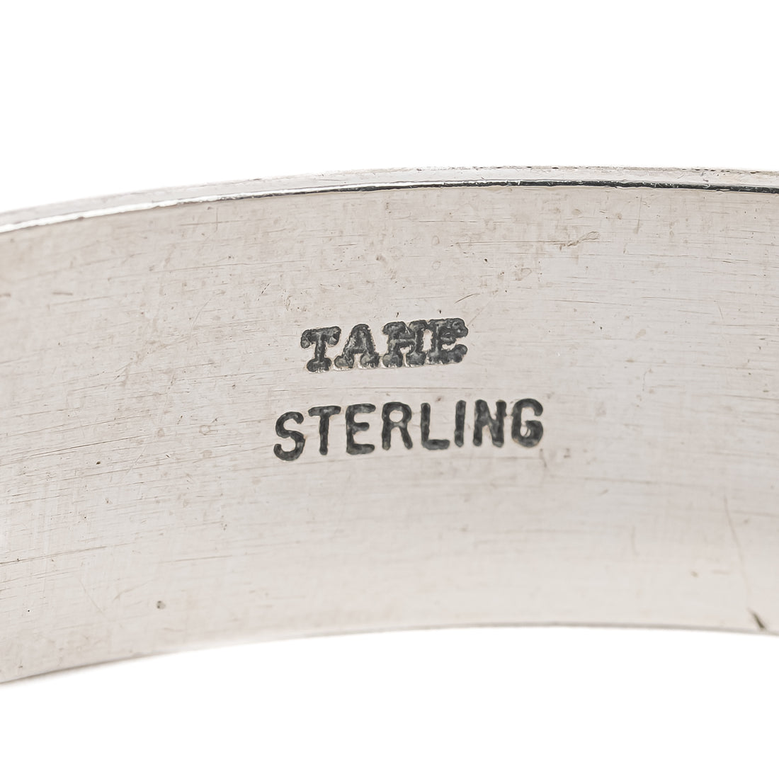 TAHE Navajo Sterling Bangle