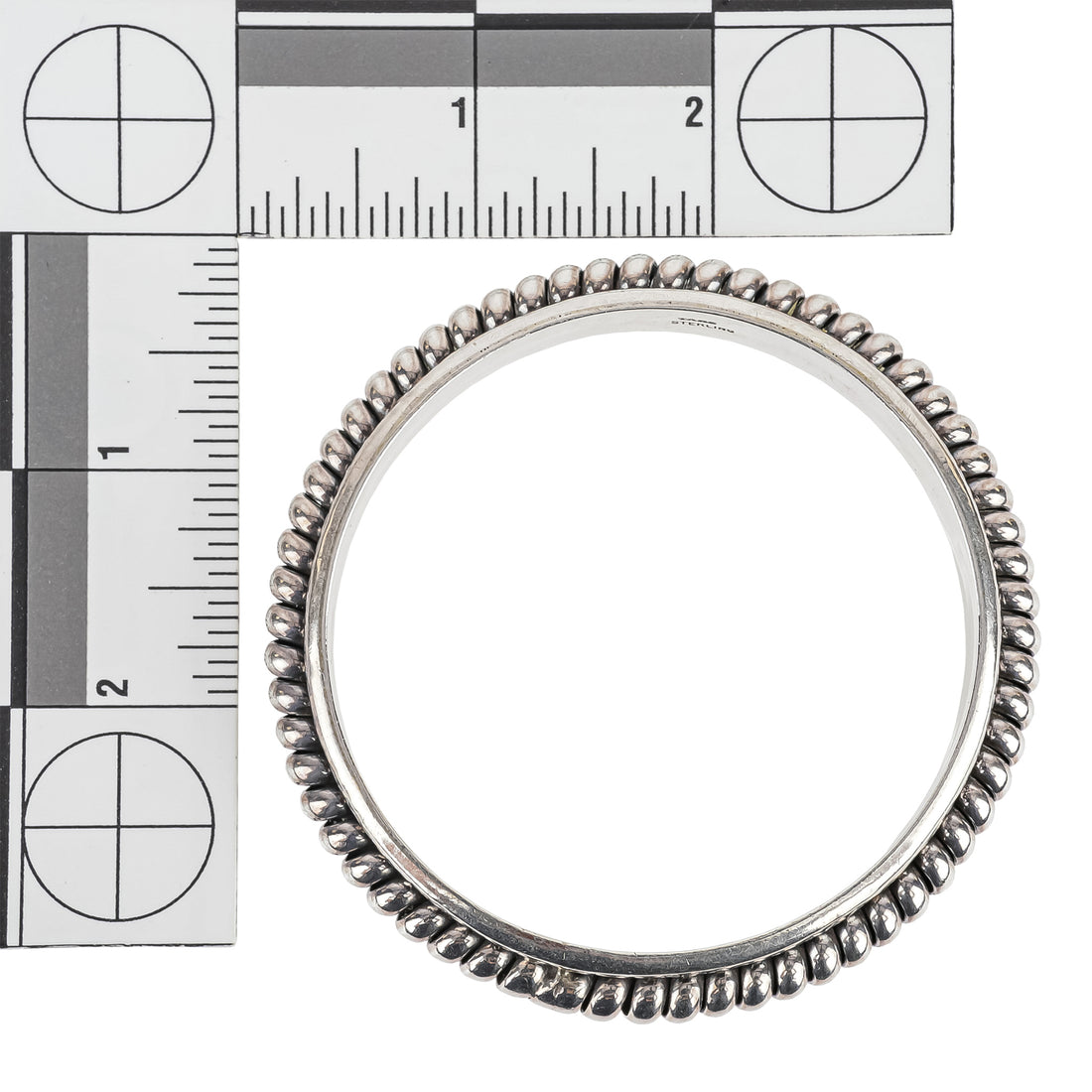 TAHE Navajo Sterling Bangle
