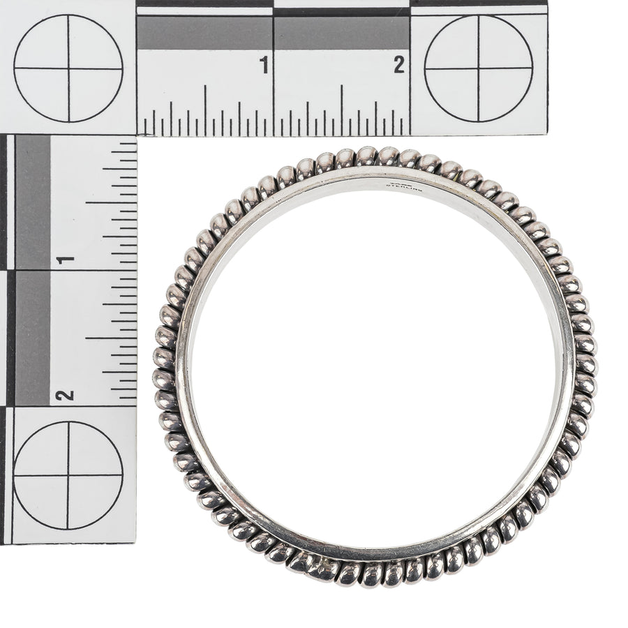 TAHE Navajo Sterling Bangle