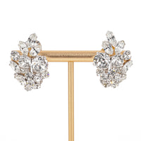 SHERMAN Brooch & Clips Set - Clear Rhinestone