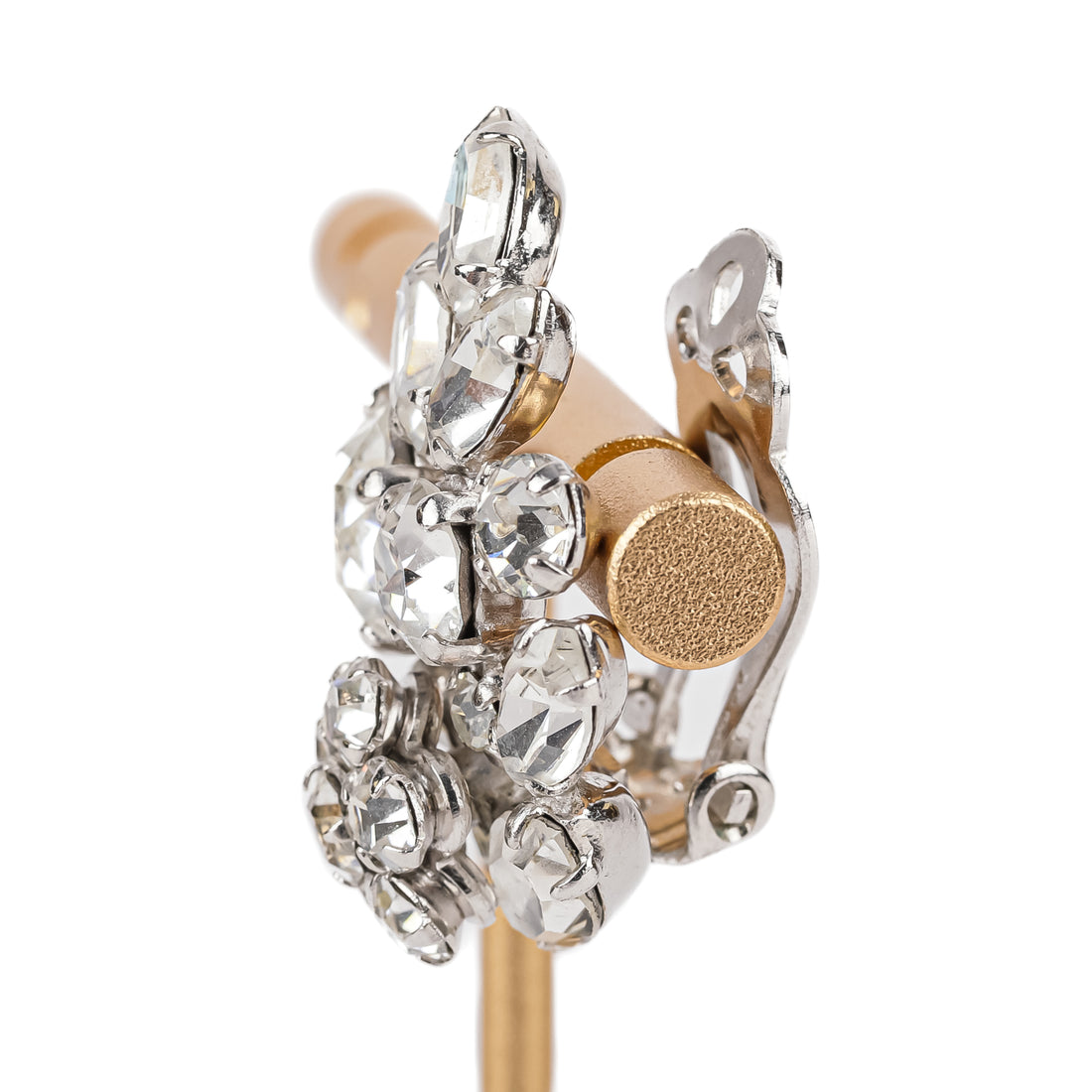 SHERMAN Brooch & Clips Set - Clear Rhinestone