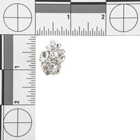 SHERMAN Brooch & Clips Set - Clear Rhinestone