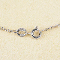 14K White Gold Early Cut Diamond Cluster Pendant Necklace