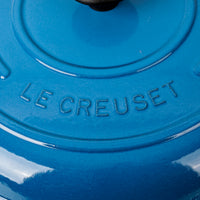 LE CREUSET Enamel Cast Iron Covererd Braiser 32cm Blue