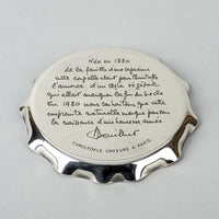 CHRISTOFLE Coupelle Feuille/Nasturium Leaf Silverplate Dish