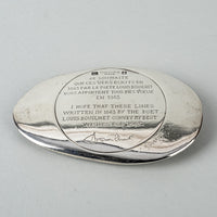 CHRISTOFLE Bernard Quentin LOUIS BOUILHET Silverplate Paperweight
