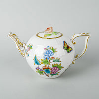 HEREND Queen Victoria Teapot With Rose Knob Lid 601