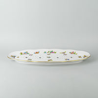 HEREND Queen Victoria Fish Dish With Drainer 144 - 2 Pieces