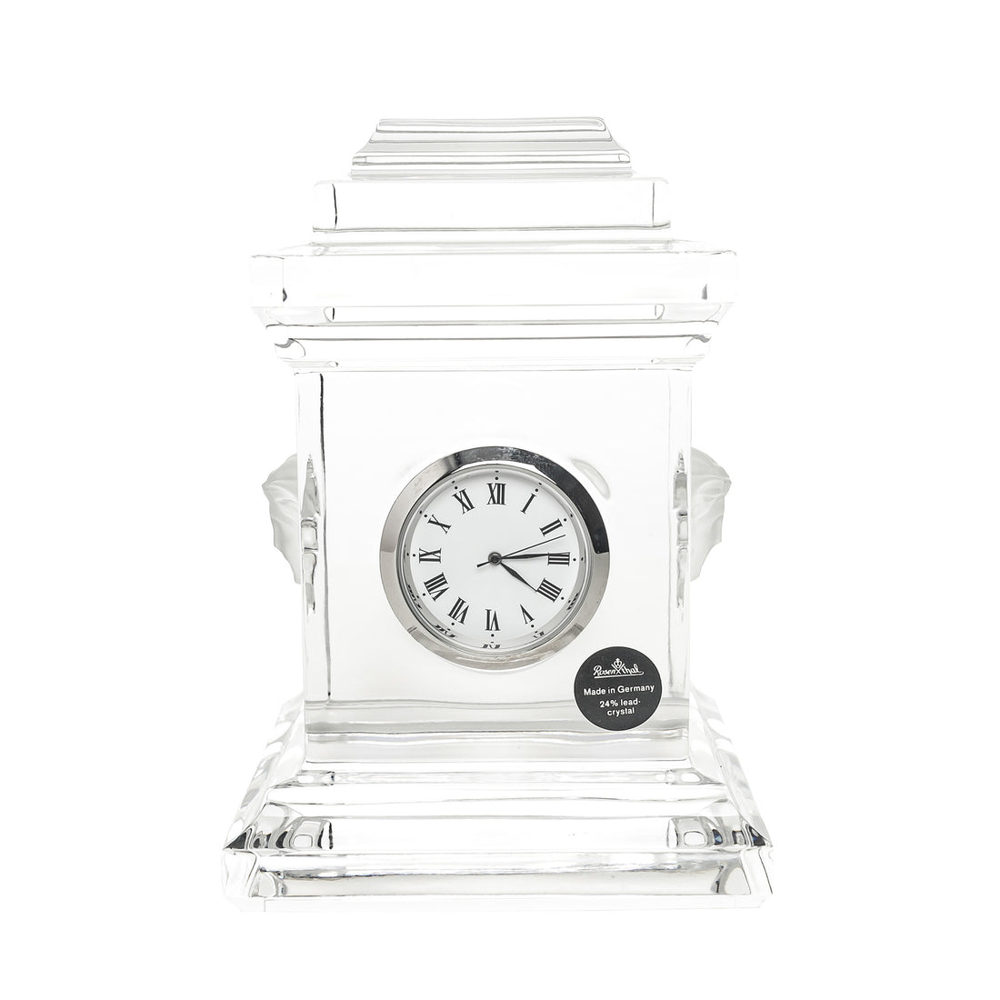 ROSENTHAL VERSACE Treasury Crystal Chimney Clock 20665