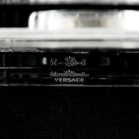 ROSENTHAL VERSACE Treasury Crystal Chimney Clock 20665