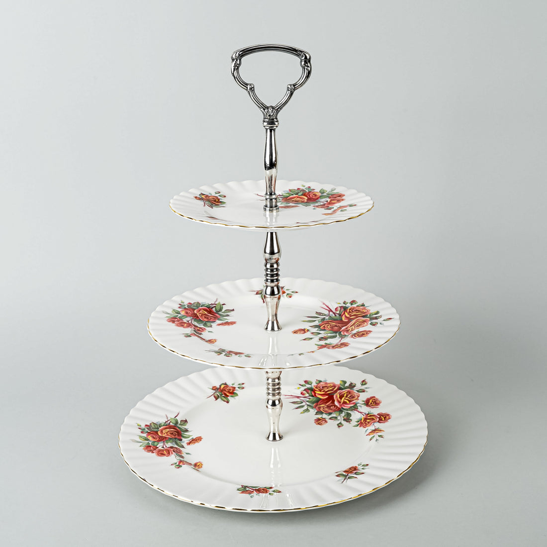 ROYAL ALBERT Centennial Rose 3 Tiered Stand