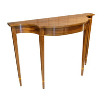 Hepplewhite Style Demilune Console
