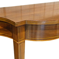 Hepplewhite Style Demilune Console