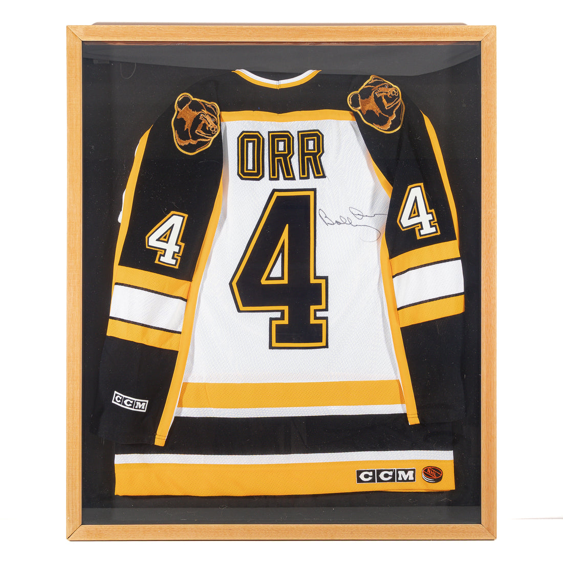 Bobby Orr Signed CCM Boston Bruins Framed Jersey