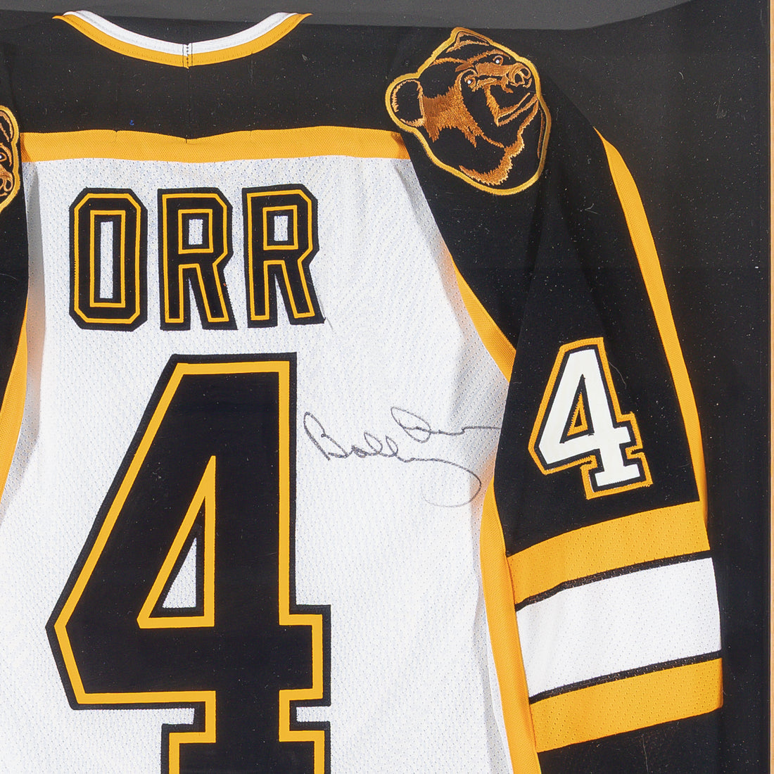 Bobby Orr Signed CCM Boston Bruins Framed Jersey