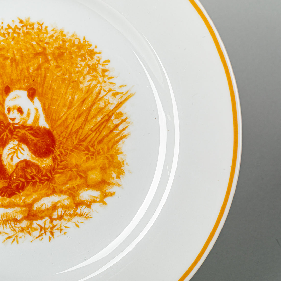 HERMES Animalia Grand Panda Plate