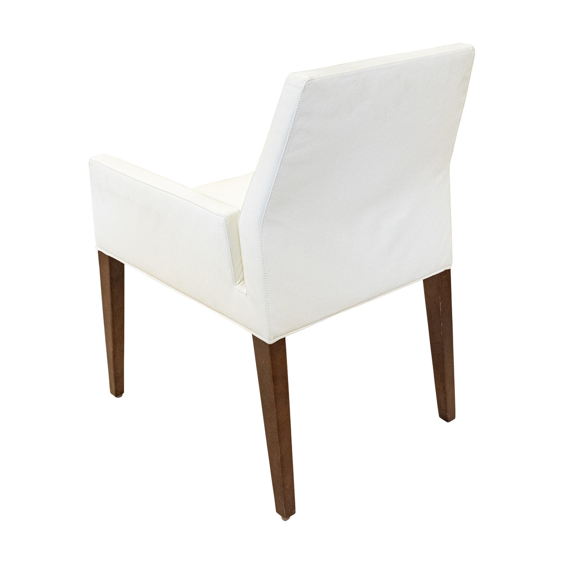 BERNHARDT Forum Ivory Leather Chairs Set 0f 6