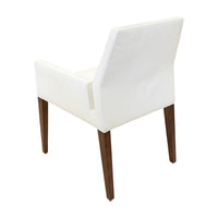 BERNHARDT Forum Ivory Leather Chairs Set 0f 6