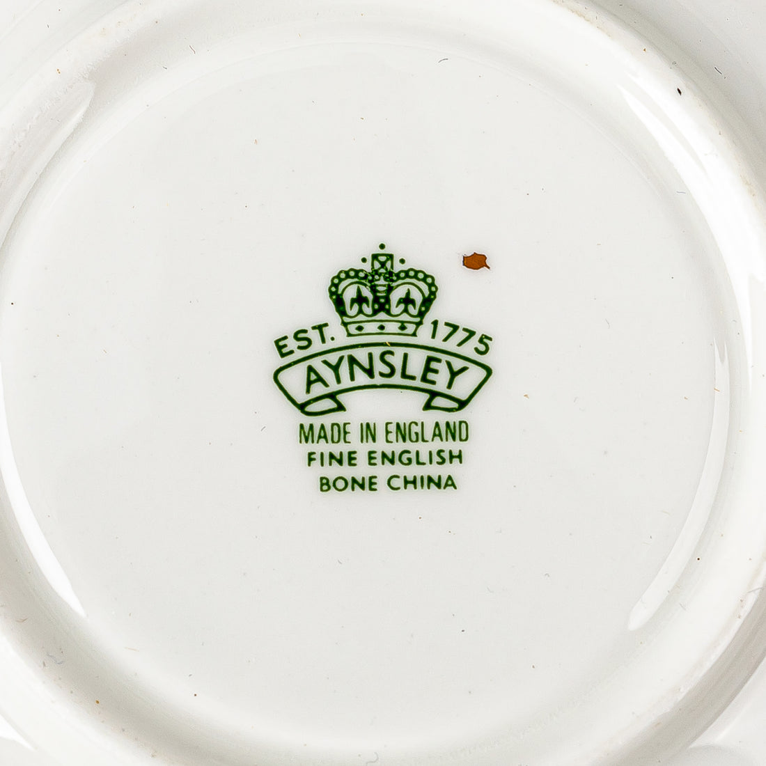 AYNSLEY Cup & Saucer C1033 JA Bailey Cabbage Rose - Orange